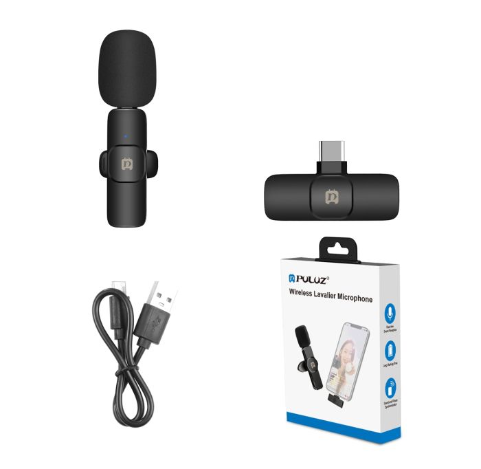 Мікрофон бездротовий Type-C цифровий 2.4ГГц Android Puluz PU3082B