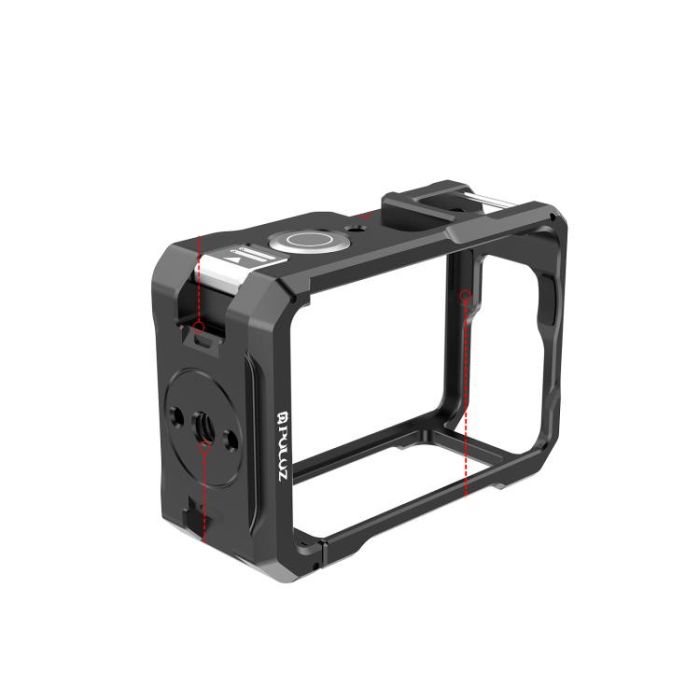 Рамка DJI Action 6 алюмінієва 1/4 холодний черевик Puluz PU1074B