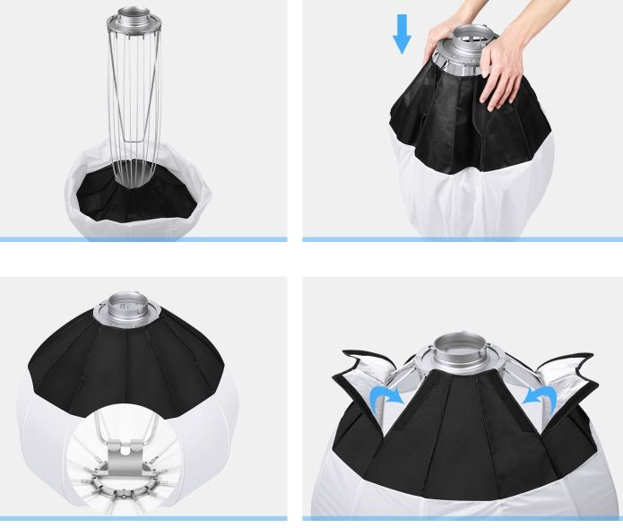 Софтбокс сферичний 65см ліхтар Bowens Puluz PU3057
