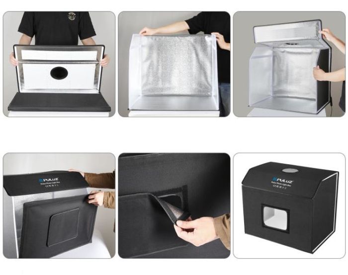 Лайткуб 60×40×50см з фонами 72Вт 3000-6500К CRI 95+ Puluz PU5064EU