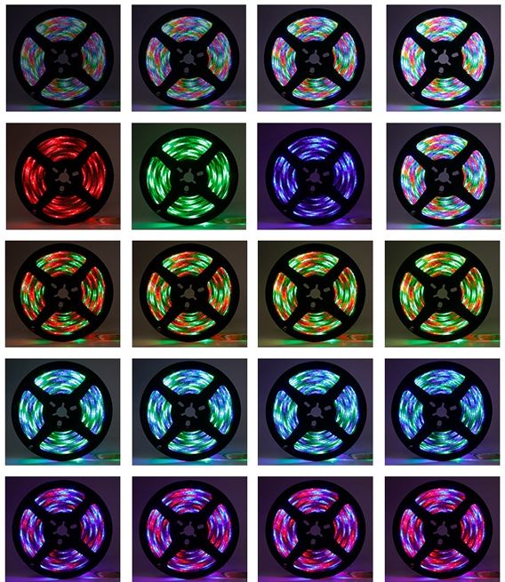 Світлодіодна стрічка RGB 5м 300 LED 3000-6500К USB Puluz TBD0572230006B