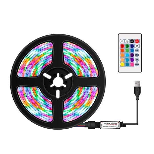 Світлодіодна стрічка RGB 5м 300 LED 3000-6500К USB Puluz TBD0572230006B