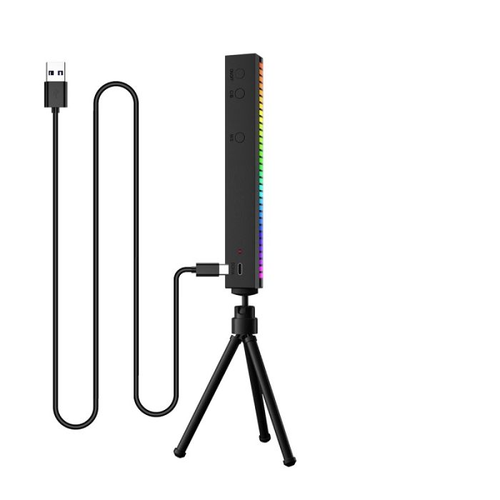 Панель RGB ритм лампа на штативі 20см 5Вт 500мАгод Puluz TBD0601886102