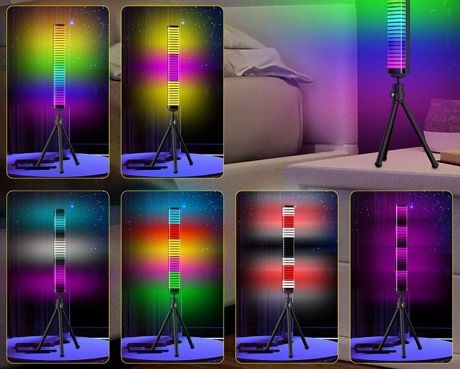 Панель RGB ритм лампа на штативі 20см 5Вт 500мАгод Puluz TBD0601886102