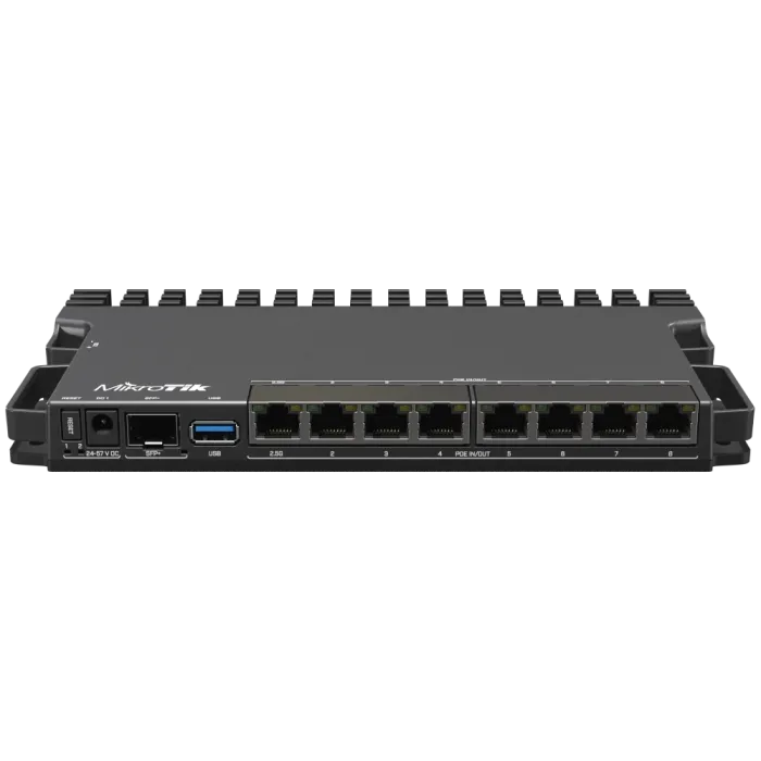 MikroTik RB5009UPr+S+IN 2.5G Ethernet 10G SFP+ PoE Маршрутизатор