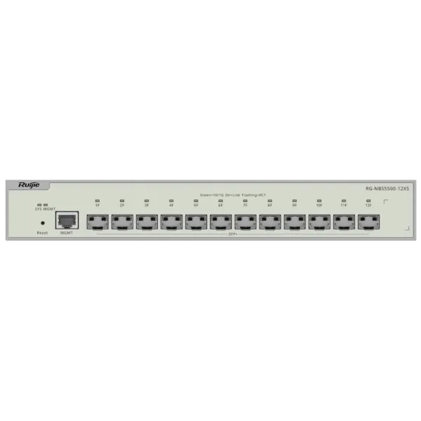 Ruijie Reyee RG-NBS5500-12XS Комутатор 12-портовий 10G SFP+ керований L3