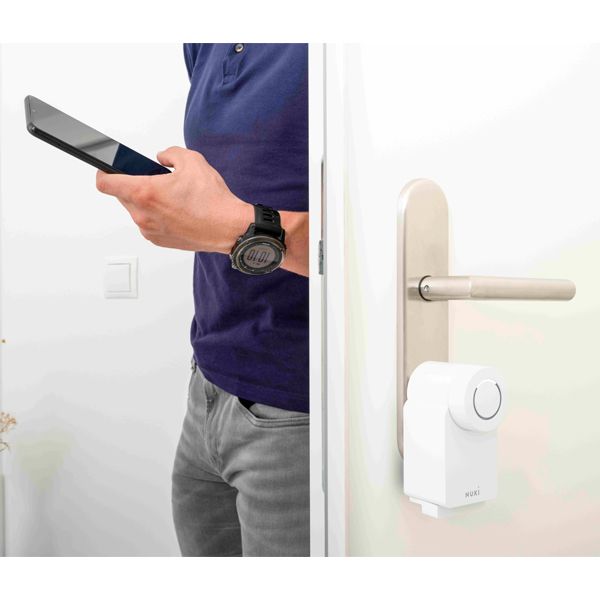 Розумний замок NUKI Smart Lock 4.0 Pro WiFi накладний білий