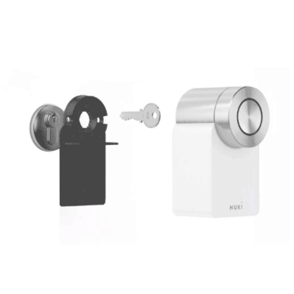 Розумний замок NUKI Smart Lock 4.0 Pro WiFi накладний білий
