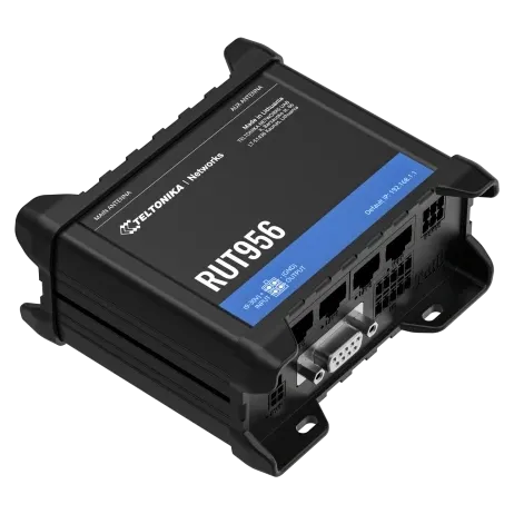 Teltonika RUT956 з 4G LTE, Wi-Fi, RS-232, RS-485 Промисловий стільниковий маршрутизатор