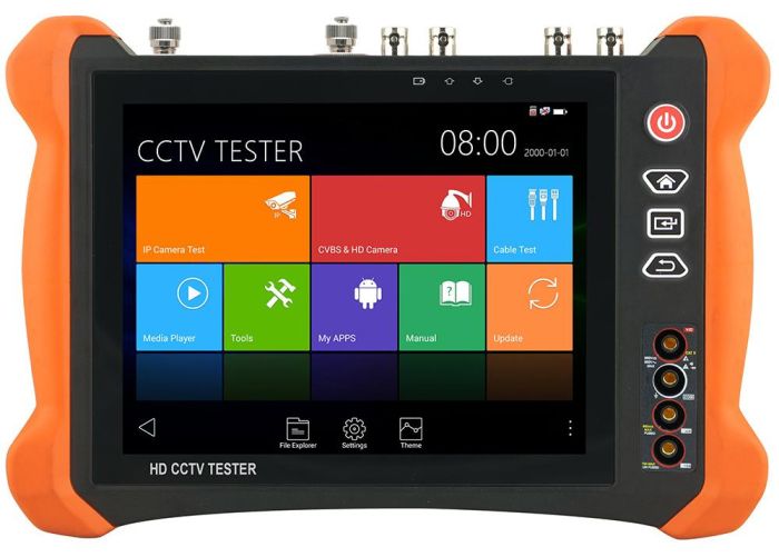 Мультифункциональный тестер видеокамер RVT-Max10S-A2 с сенсорным экраном Retina 2048x1536, PoE++ элитная серия