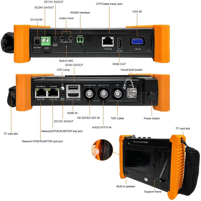 CCTV тестер RV-ZMR06-F4T з сенсорним екраном Retina, все в одному
