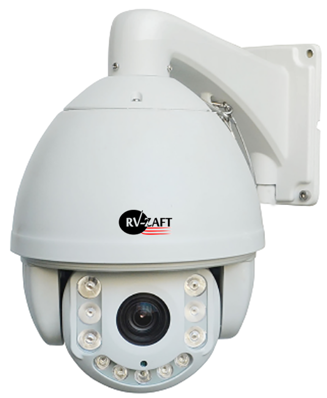 7" 2MP Высокоскоростная поворотная купольная IP камера RVA-SD855ZF202-0