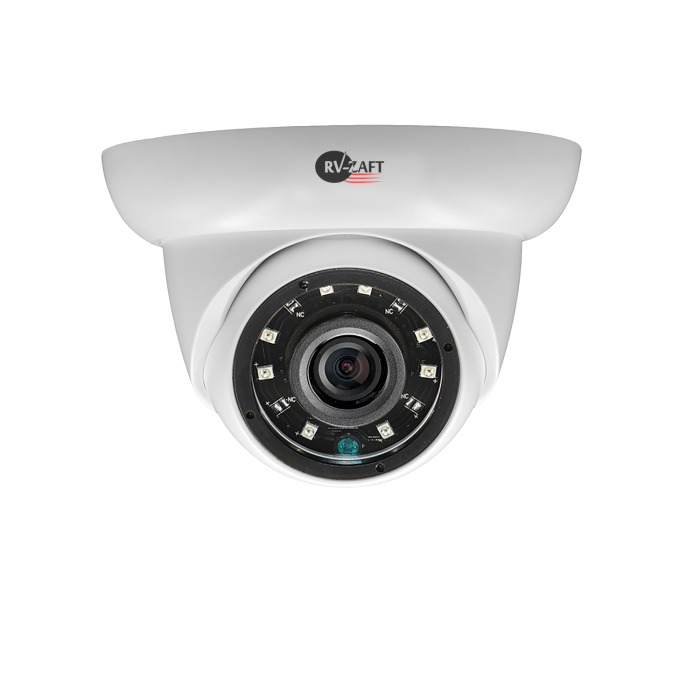 2.0MP купольная HD Камера с инфракрасной подсветкой и коаксиальным выходом RVC-DM364RCB3-C