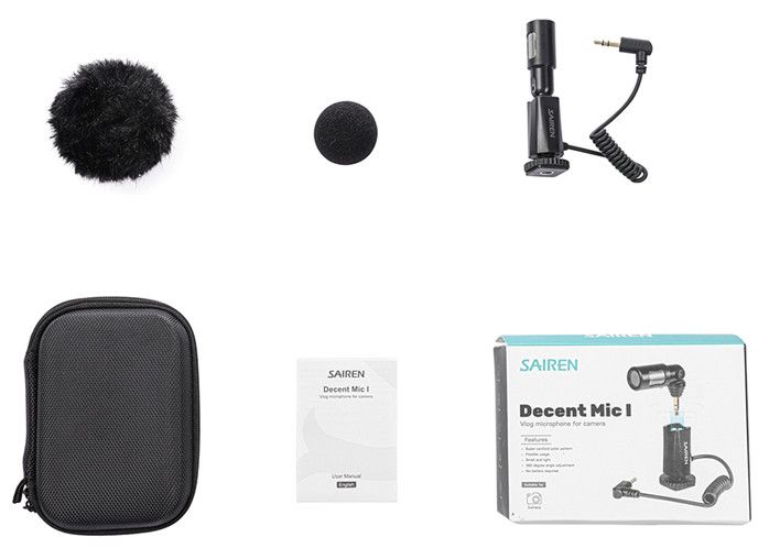 Мікрофон суперкардіоїдний міні SAIREN Decent Mic I