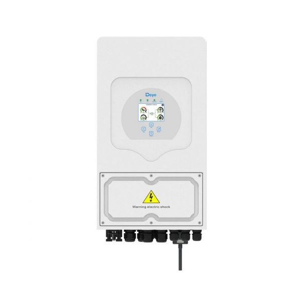 Інвертор Deye SUN-06K-SG05LP1-EU WiFi (6 kW, 1 фаза, 2 MPPT, LV) гібридний однофазний чиста синусоїда
