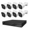 Комплект IP-відеонагляду на 8 камер TVT IP-Video Kit 8x4Mp (B) PoE: 8 циліндричних 4Mp відеокамер + 8-канальний 6Mp відеореєстратор