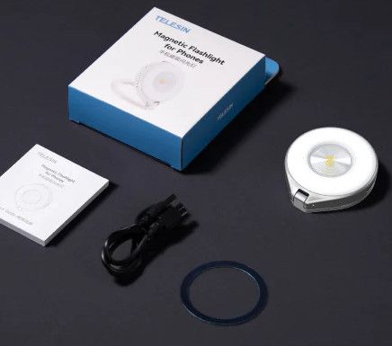 Спалах для телефону міні-світло магнітне MagSafe 2500-6500К Telesin P5-BGD-17SR