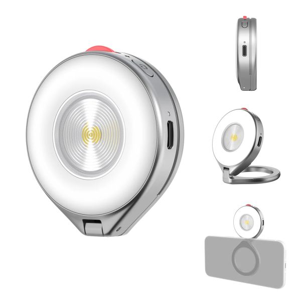 Спалах для телефону міні-світло магнітне MagSafe 2500-6500К Telesin P5-BGD-17SR