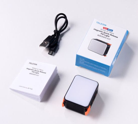 Світло накамерне LED магнітне Osmo Nano Action 6 800мАг Telesin S5-BGD-17-TDJ