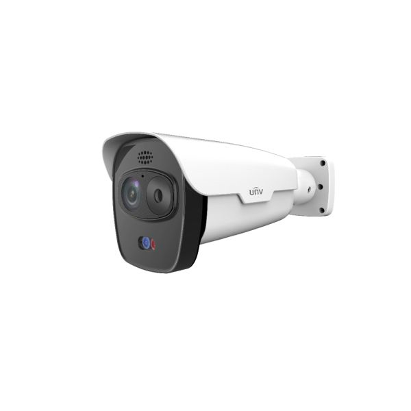 IP-відеокамера циліндрична Uniview TIC2221TER5-F3-4F4APCA (вимірювання температури) White