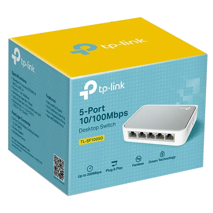 TP-Link TL-SF1005D Комутатор 5 портів некерований