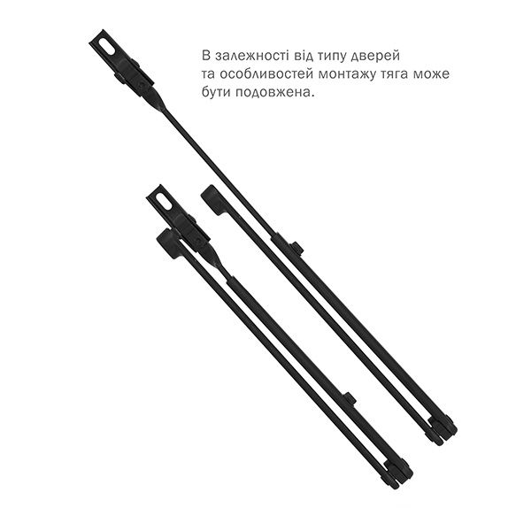 Тяга ABLOY DC190 стандартна Чорний