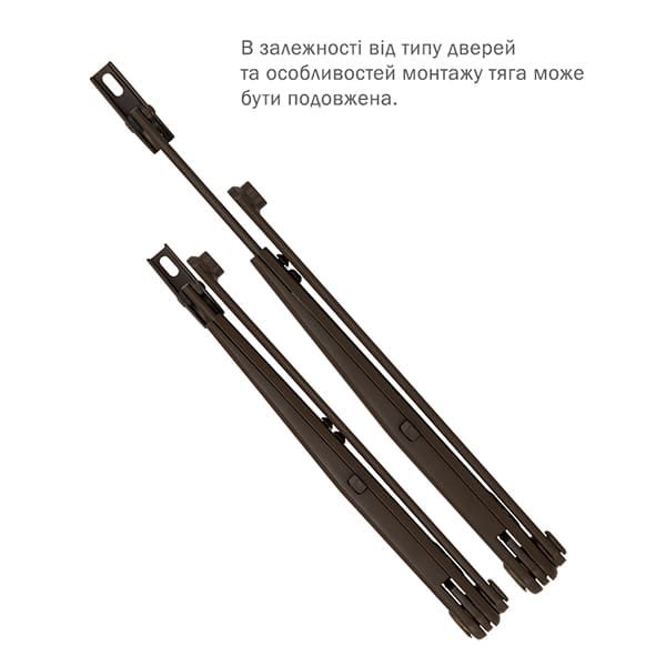 Тяга ABLOY DC191 стандартна з фіксацією Коричневий
