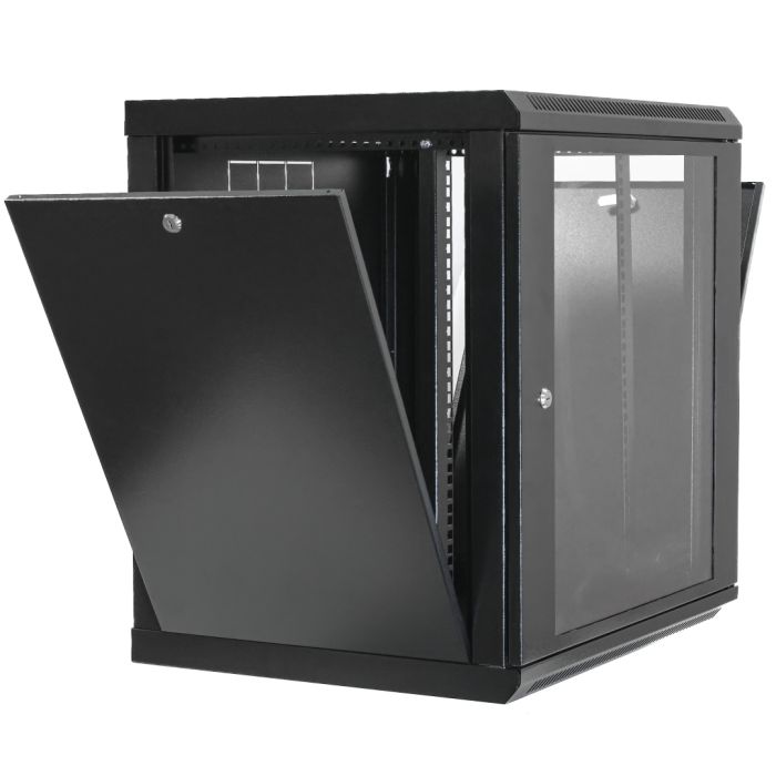 Шафа 19" 15U, 600x500x773мм (Ш*Г*В), економ, акрилове скло, чорна