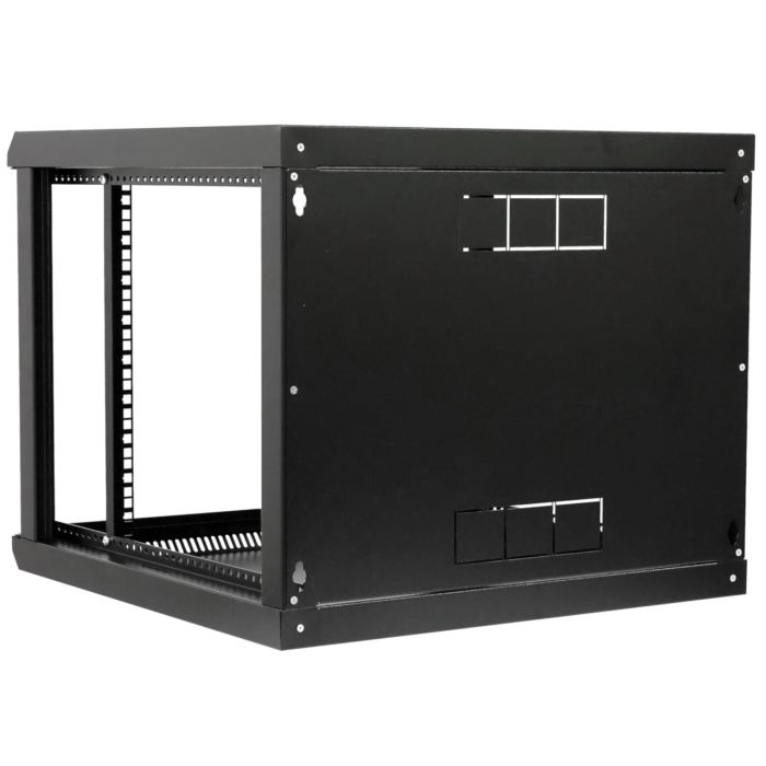 Шафа 19" 9U, 600x500x507мм (ШxГxВ), економ, акрилове скло, чорна