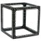 Стійка-кронштейн Cube3 19" 9U 550х550х550 мм, посилена, чорна, CMS