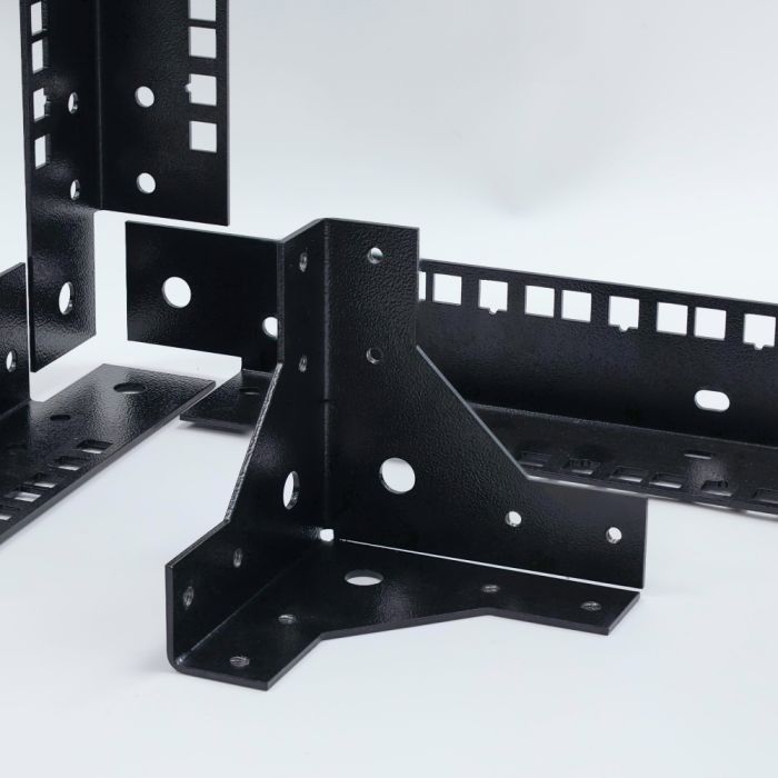 Стійка-кронштейн Cube3 19" 9U 550х550х550 мм, посилена, чорна, CMS