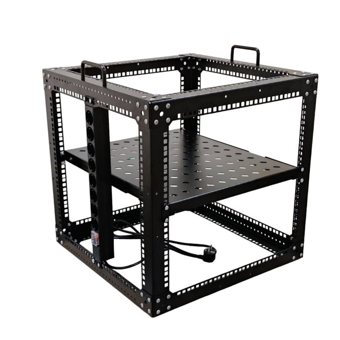 Стійка-кронштейн Cube1 19" 9U 550х550х550 мм, чорна, CMS