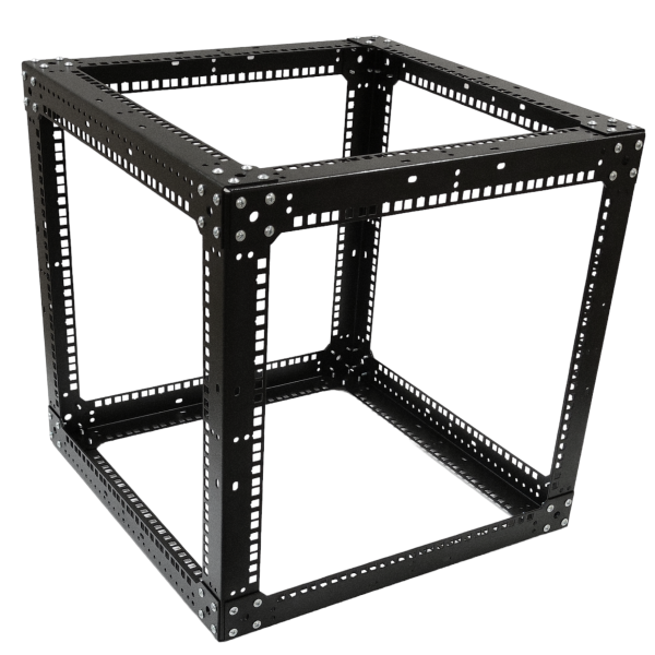 Стійка-кронштейн Cube2 19" 9U 550х550х550 мм, посилена, чорна, CMS
