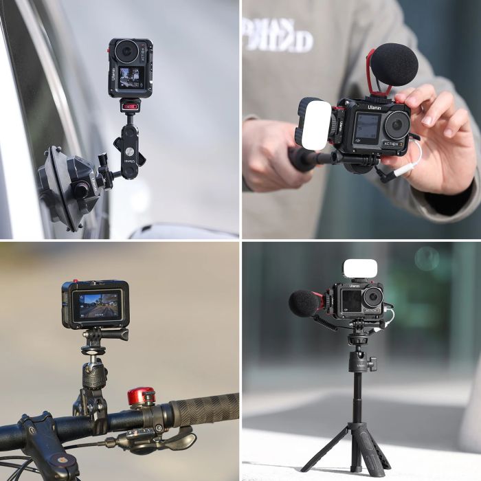 Рамка DJI Osmo Action 5/4/3 алюмінієва вертикальна/горизонтальна Ulanzi OA-14