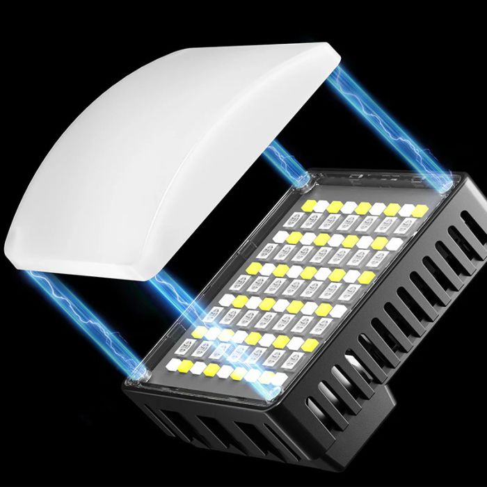 Накамерне світло 10Вт RGB із розсіювачем 1800-9000К Ulanzi C10RGB