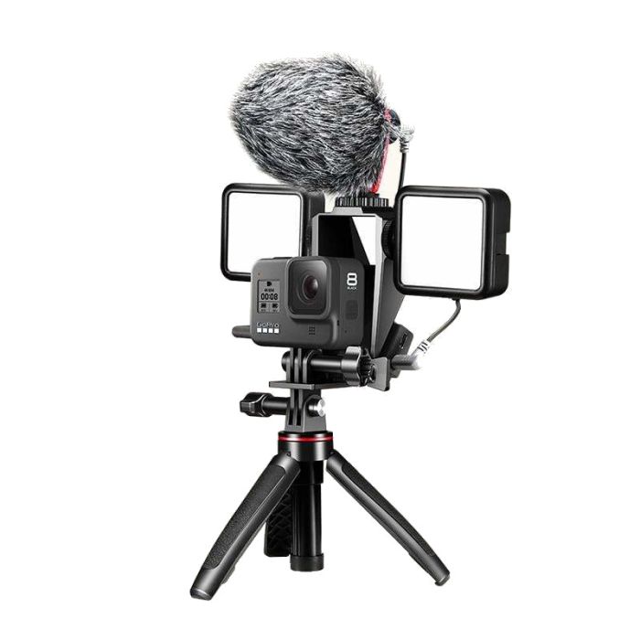 Селфі дзеркало з кріпленням адаптеру мікрофона для GoPro Ulanzi GP-5