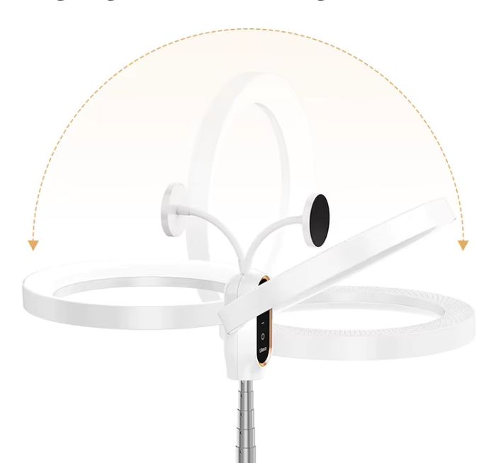 Кільцева лампа 26см для телефону CRI96+ 3000-6000К 58-175см MagSafe Ulanzi LT030