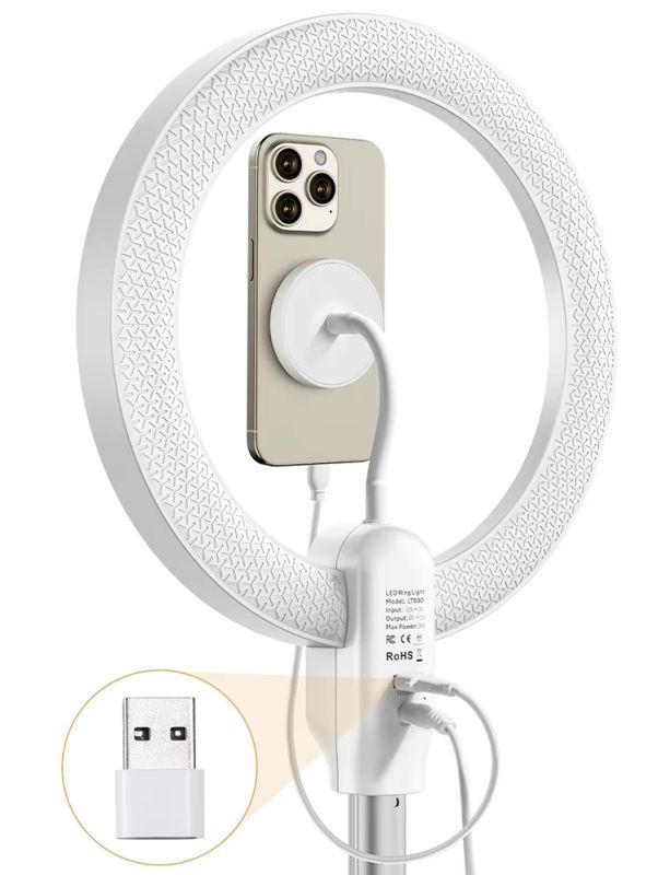 Кільцева лампа 26см для телефону CRI96+ 3000-6000К 58-175см MagSafe Ulanzi LT030