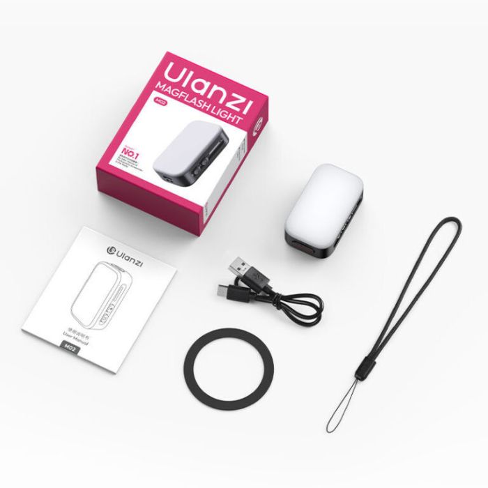 Спалах для телефону накамерне світло магнітне MagSafe CRI 95+ 5600К Ulanzi M02