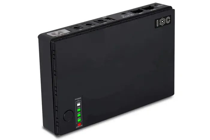 UPS-18W для роутерів/комутаторів/PON/POE-430, 5//9/12V, 1/2A, Li-ion 8800MAh, Black, BOX
