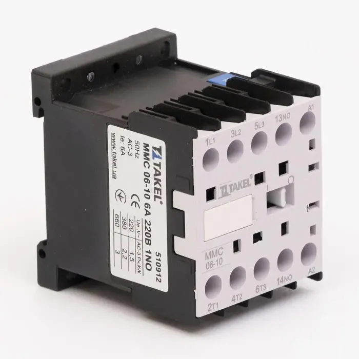 Контактор MMC 06-01 6А 220В 1NC TAKEL