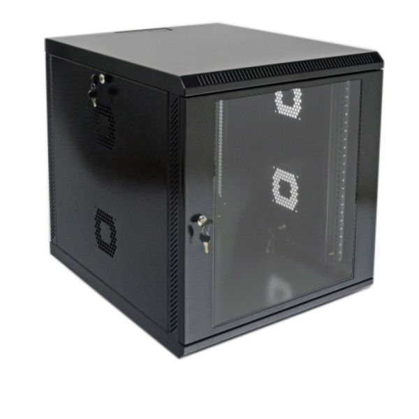 Шафа 12U, 600х700х640 мм (Ш*Г*В), акрилове скло