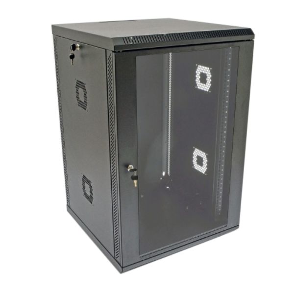 Шафа 18U, 600х600х907 мм (Ш*Г*В), акрилове скло
