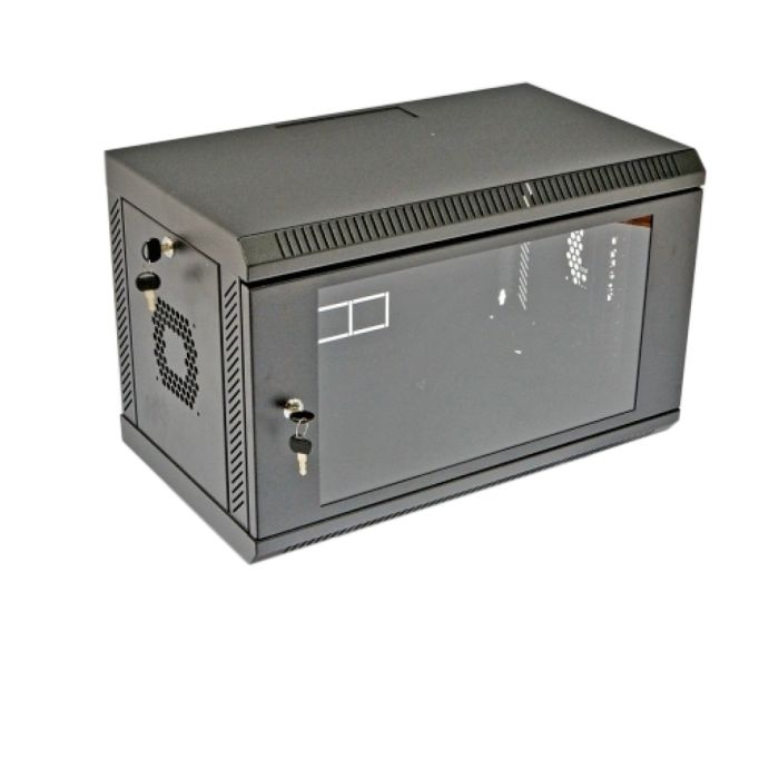Шафа 6U, 600х350х373 мм (Ш*Г*В), акрилове скло