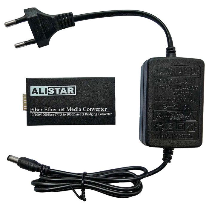 Медіаконвертер mini 10/100/1000BASE-T to SFP Slot 1000Base-SX/LX LFP External Power Supply