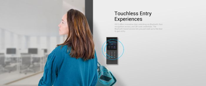 X912S - Багатоабонентна панель виклику з розпізнаванням обличчя, NFC та Bluetooth, Багатоабонентна