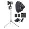 Постійне світло 120Вт комплект стійка акумулятори софтбокс Yongnuo YNLUX100 PRO Full Kit