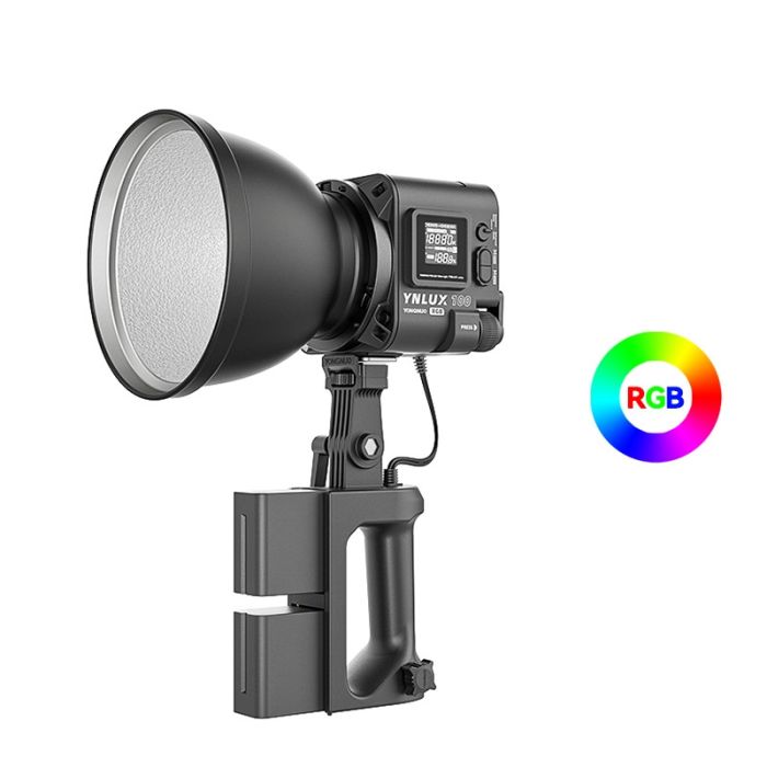 Постійне світло LED RGB CRI 96+ 120Вт 2000К-10000К Yongnuo YNLUX100 RGB