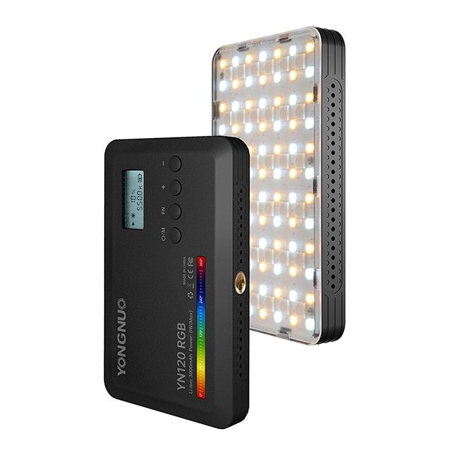 Відеосвітло портативне RGB CRI 95+ 2500K-9900K Yongnuo YN120RGB