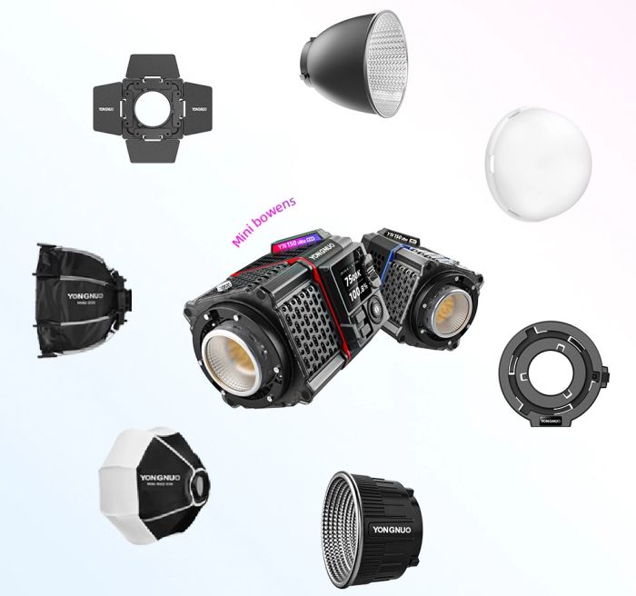 Постійне світло 150Вт 2700-6500К комплект Yongnuo YN150 Ultra Bi Kit
